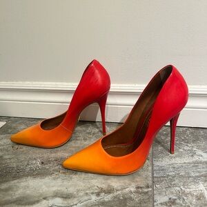 L'INTERVALLE Red and Orange Women's Heels